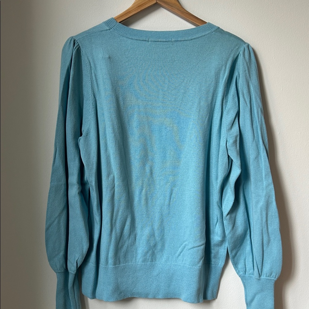 Boden Light Blue Crew Neck Sweater size 14 - Picture 6 of 6
